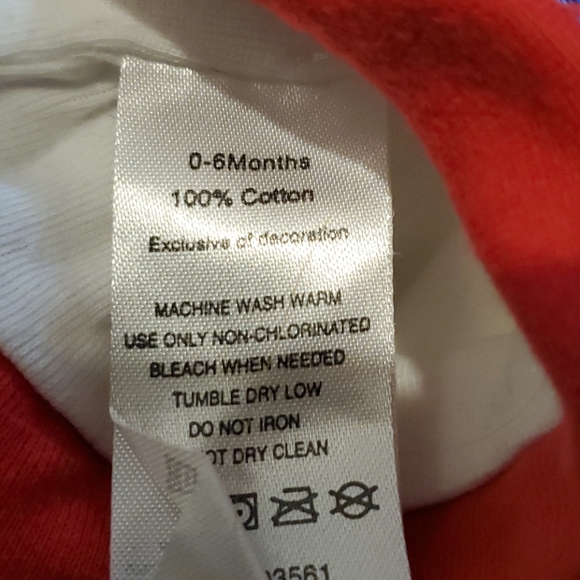 💚 Converse | Infant Set | Red White | 0-6 Months - Picture 2 of 5